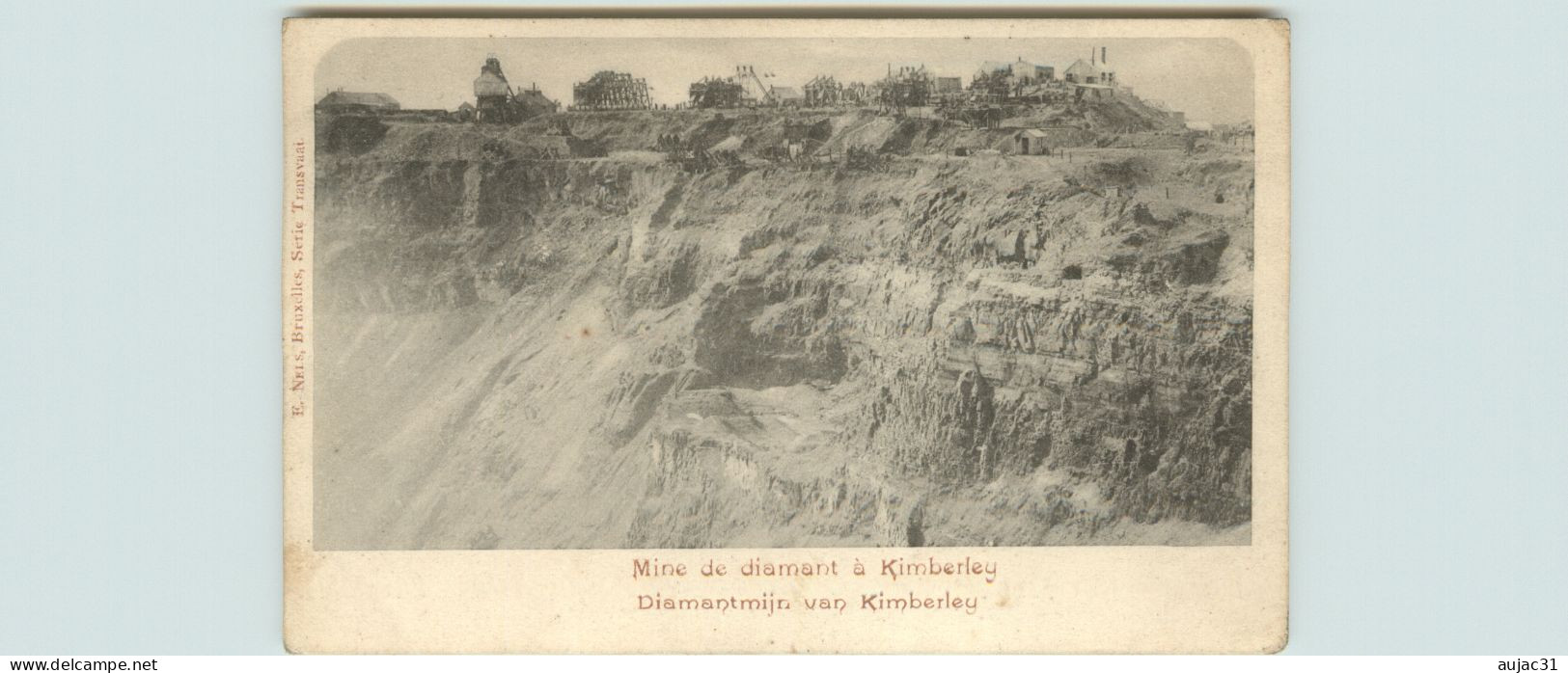 Afrique Du Sud - Mines - Mine De Diamant à Kimberley - Diamantmijn Van Kimberley - Nels Bruxelles Série Transvaal - état - South Africa