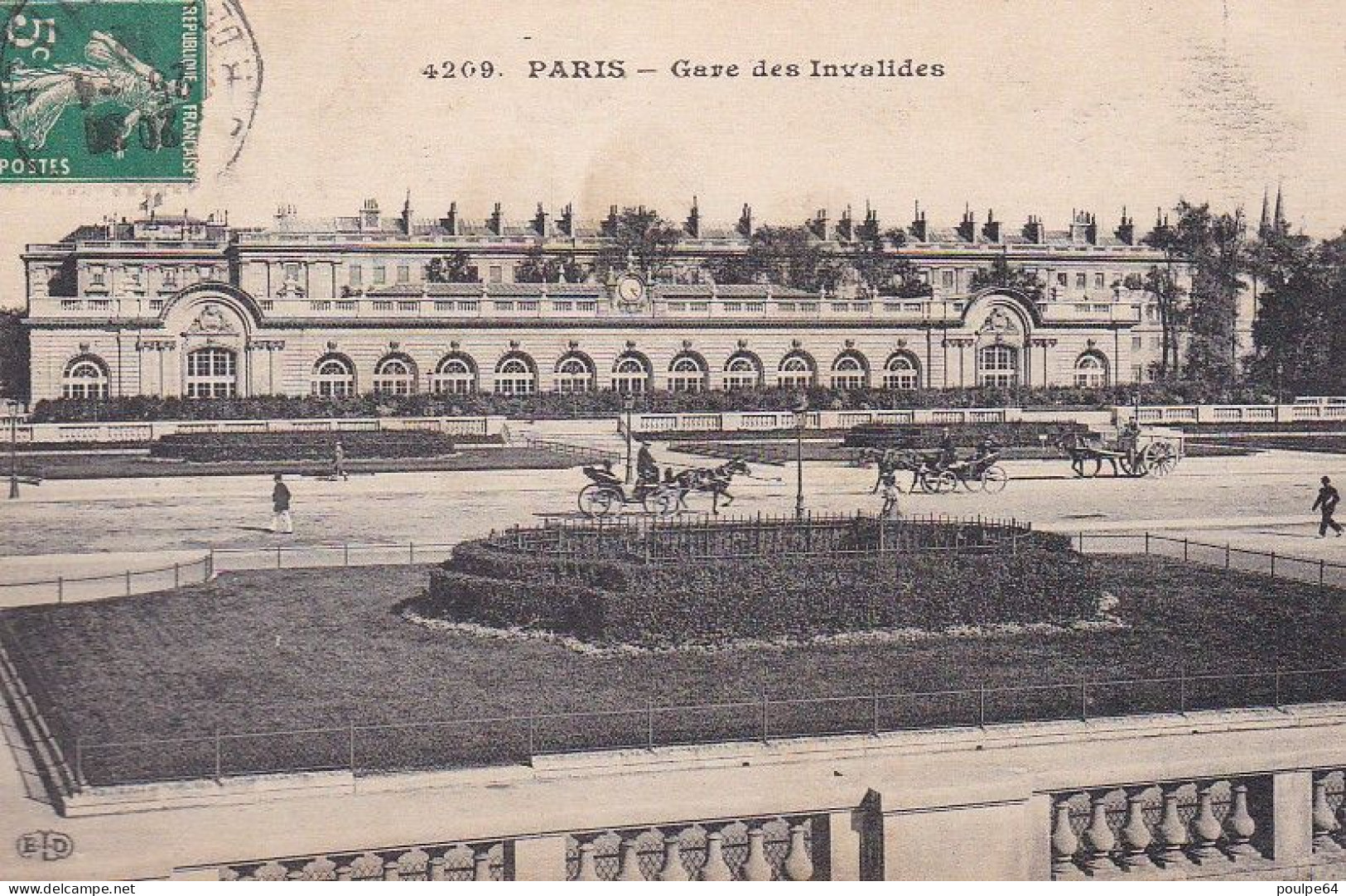 La Gare Des Invalides : Vue Extérieure - (7-ème Arrondissement) - Pariser Métro, Bahnhöfe