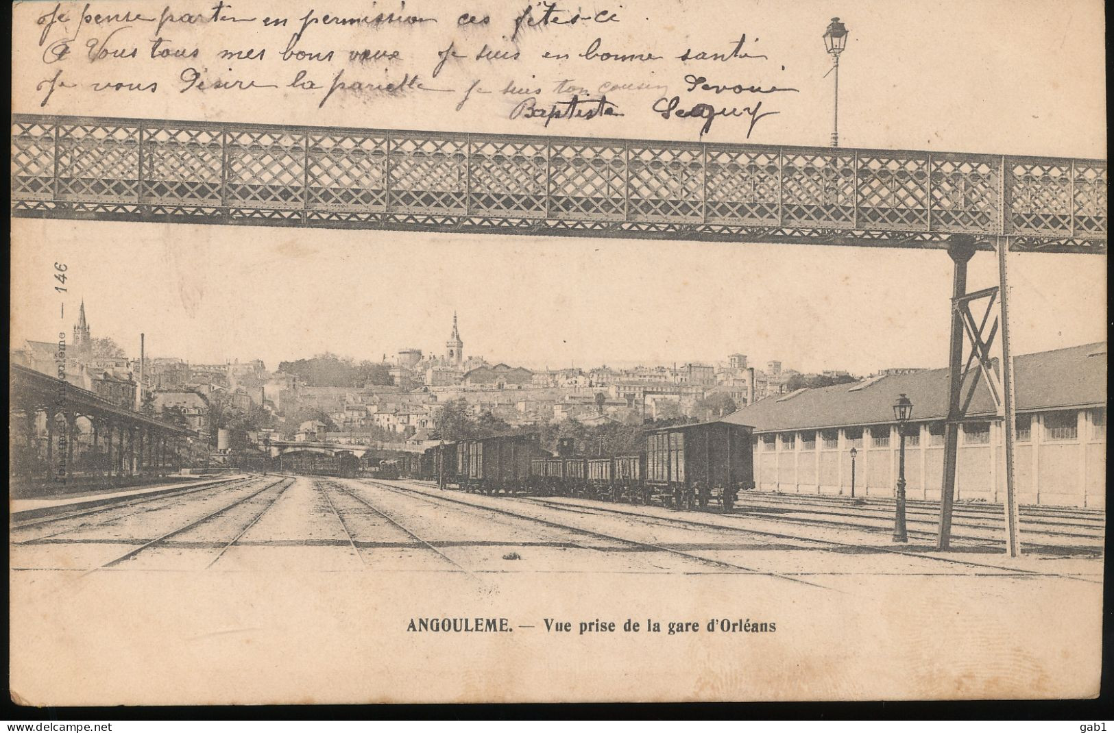 16 --- Angouleme -- Vue Prise De La Gare D'Orleans - Angouleme