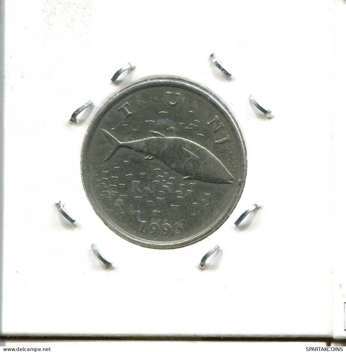 2 KUNE 1993 CROACIA CROATIA Moneda #AS562.E.A - Croazia