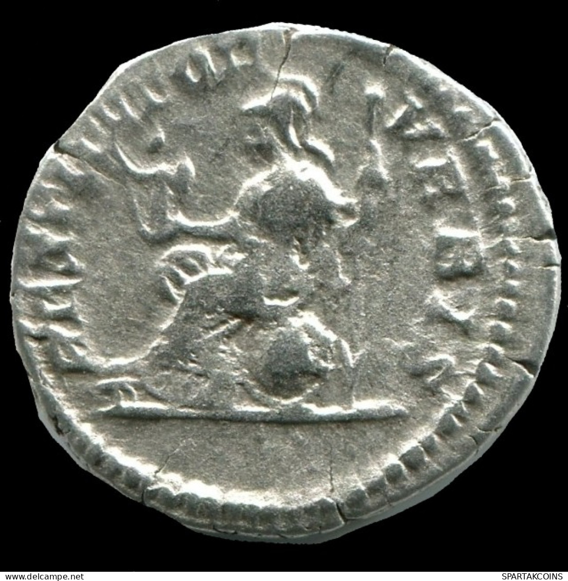 SEPTIMIUS SEVERUS AR DENARIUS 193-211 AD ROMA SEATED #ANC12353.78.E.A - The Severans (193 AD To 235 AD)