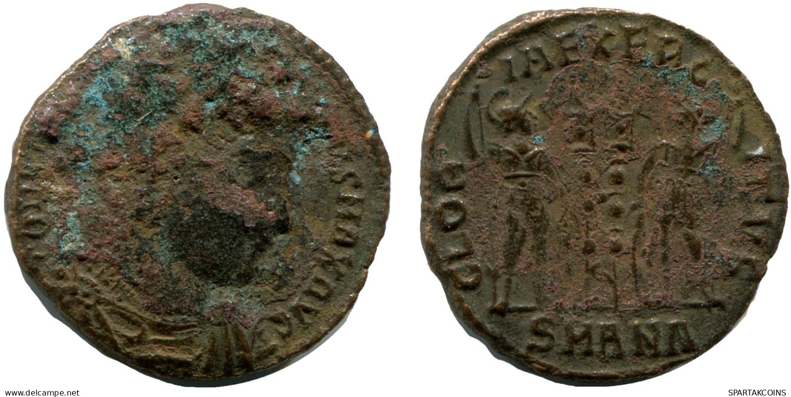 CONSTANTINE I MINTED IN ANTIOCH FOUND IN IHNASYAH HOARD EGYPT #ANC10616.14.F.A - Der Christlischen Kaiser (307 / 363)