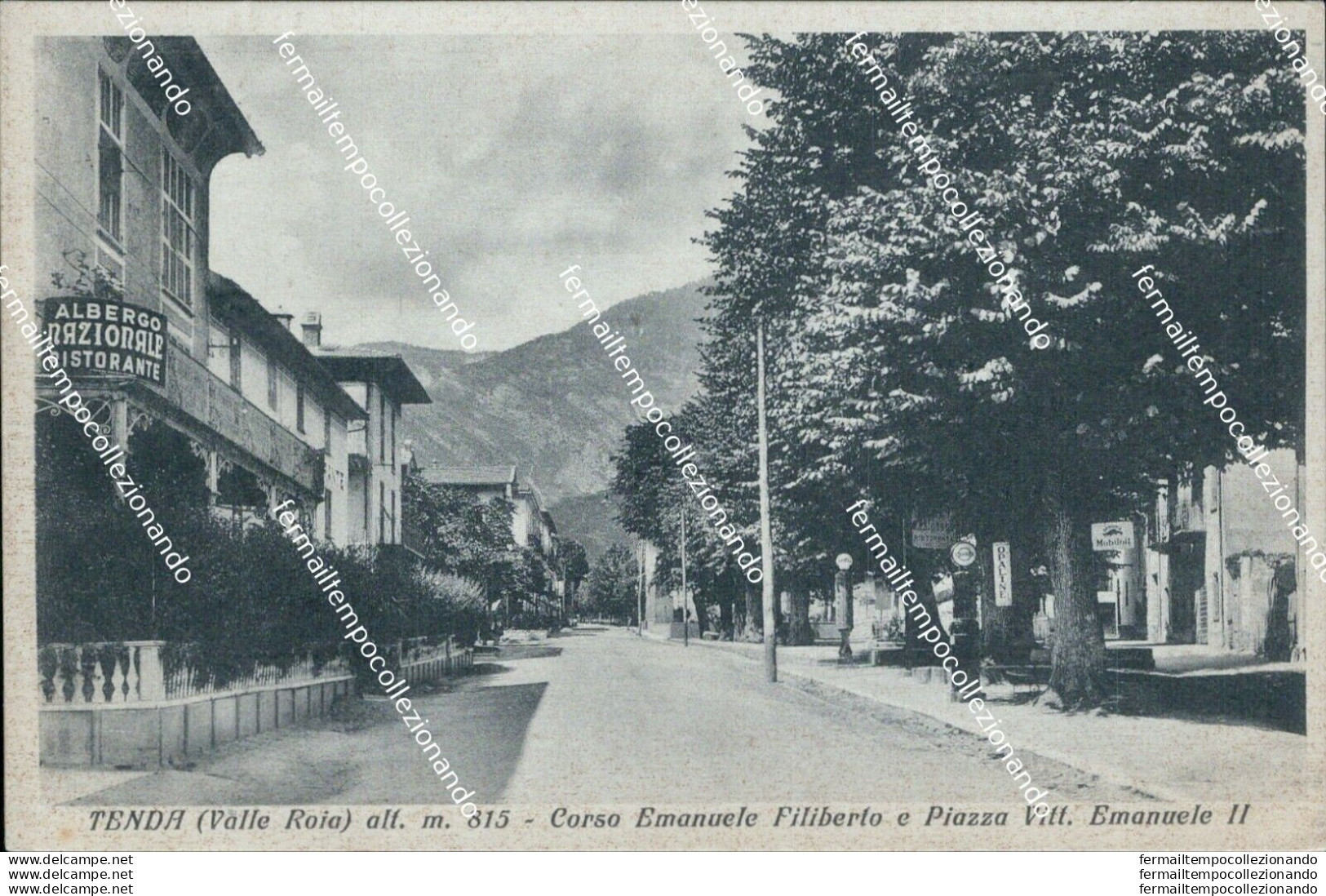 Bg84 Cartolina Tenda Corso Emanuele Filiberto E Piazza Vitt.emanuele Cuneo - Cuneo