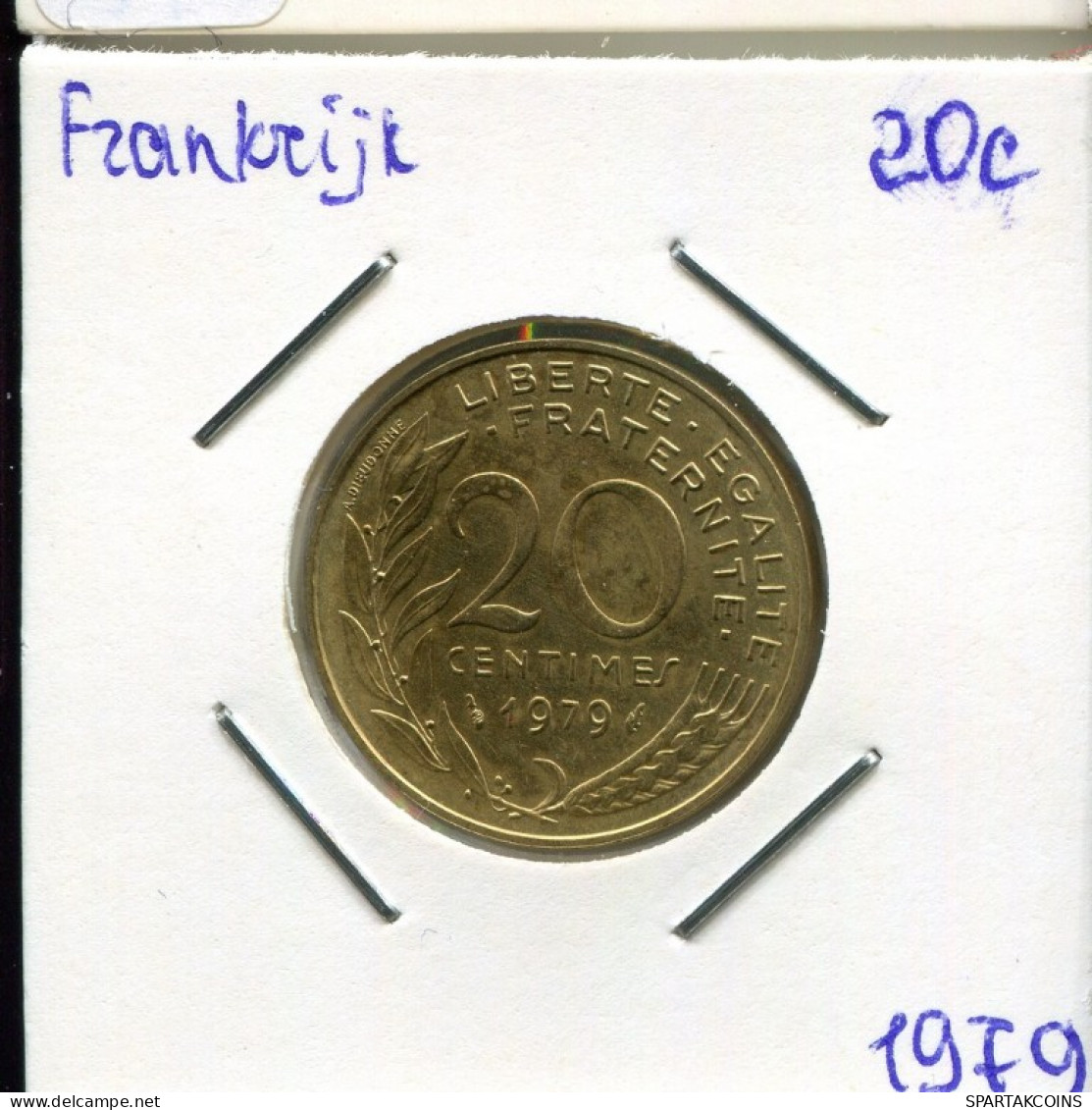 20 CENTIMES 1979 FRANCIA FRANCE Moneda #AM860.E.A - 20 Centimes