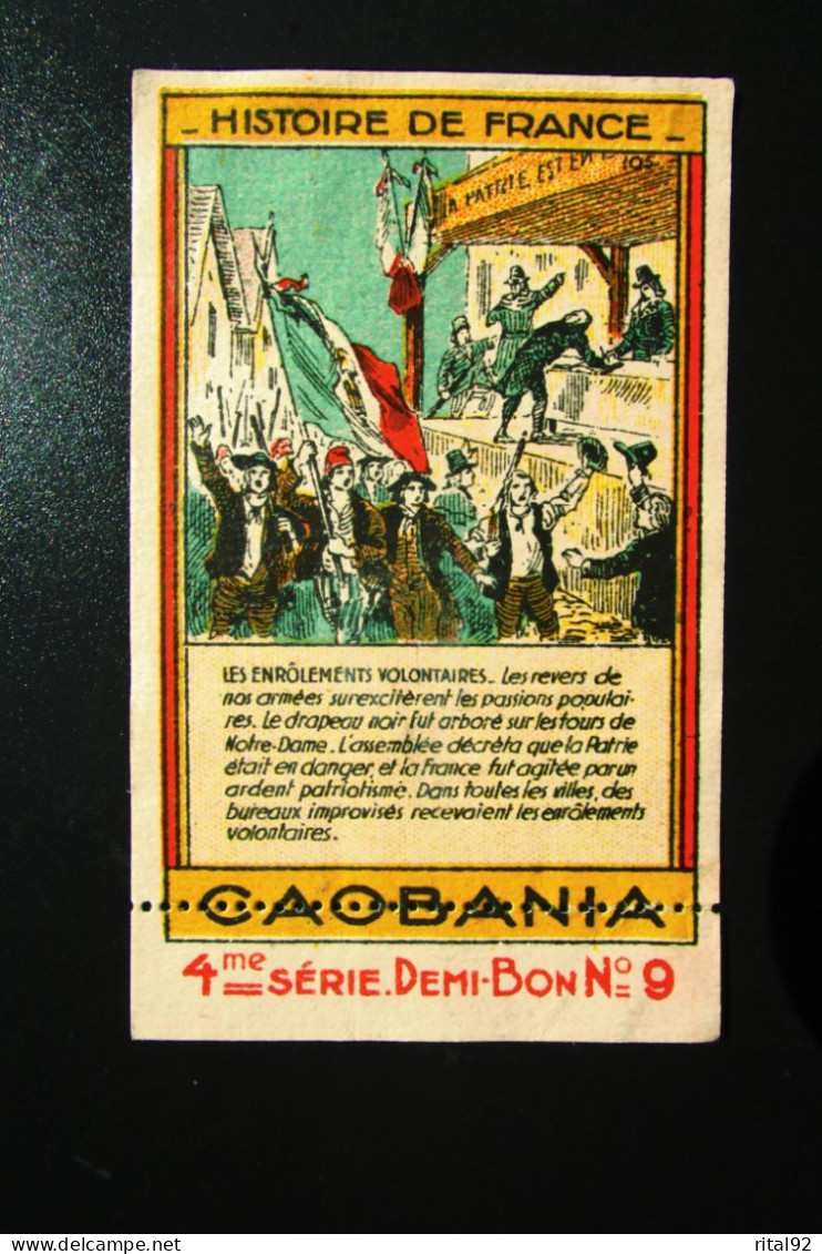 Chromo "CAOBANIA/Chocolat LOUIT" - Série "Histoire De FRANCE" - Louit