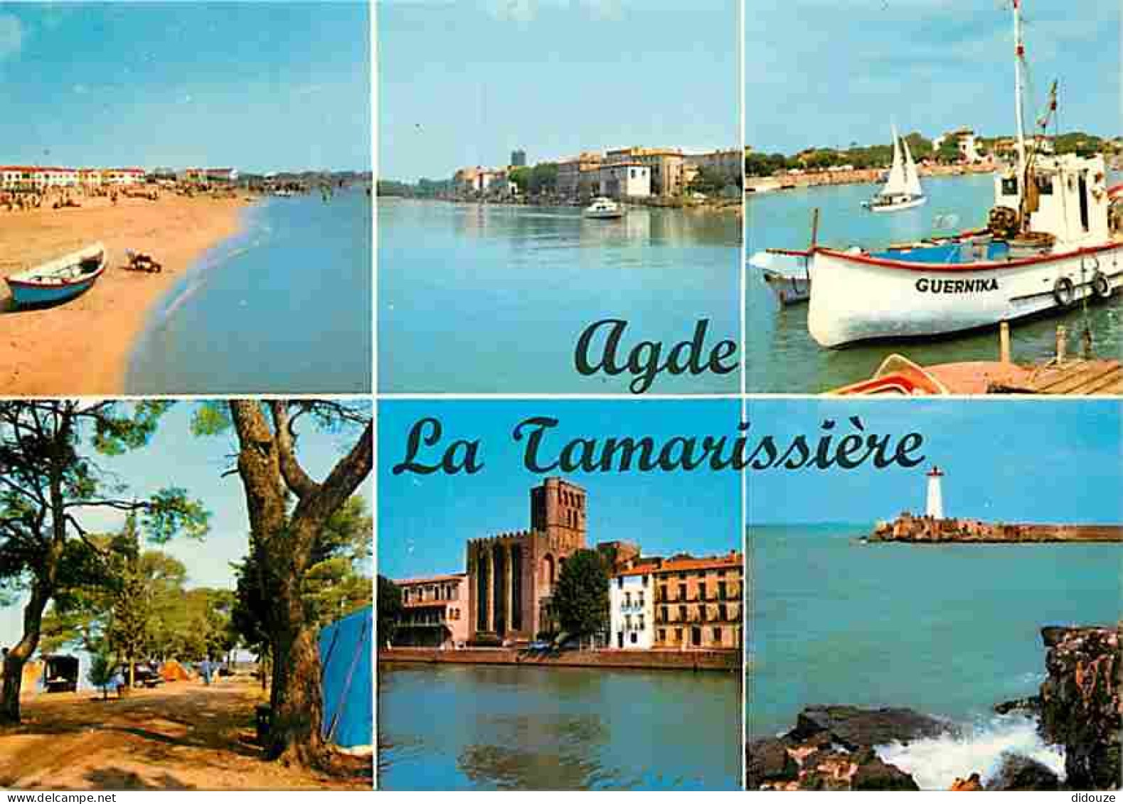 34 - Agde - La Tamarissière - Multivues - Bateaux - Camping - Carte Neuve - CPM - Voir Scans Recto-Verso - Agde