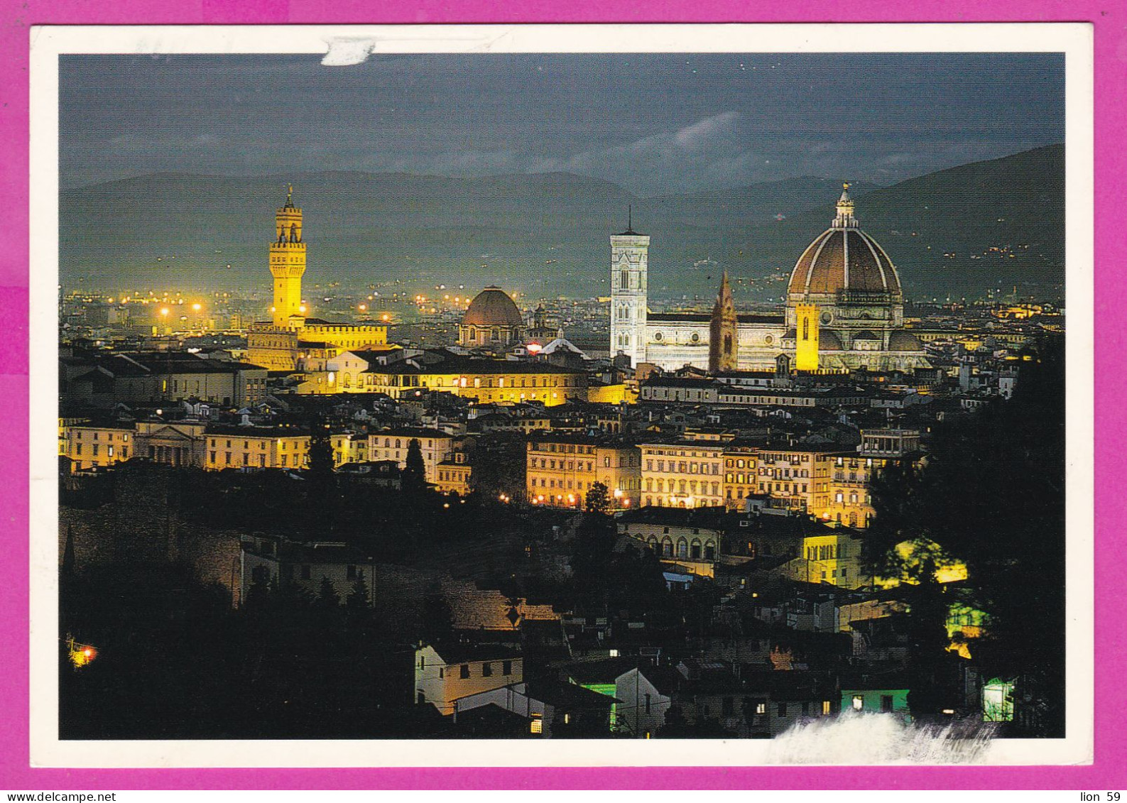 294053 / Italy - FIRENZE Panoram A Notturno Night PC 2004 USED - 0.62€ Death Of Aldo Moro Former Prime Minister - 2001-10: Marcofilia