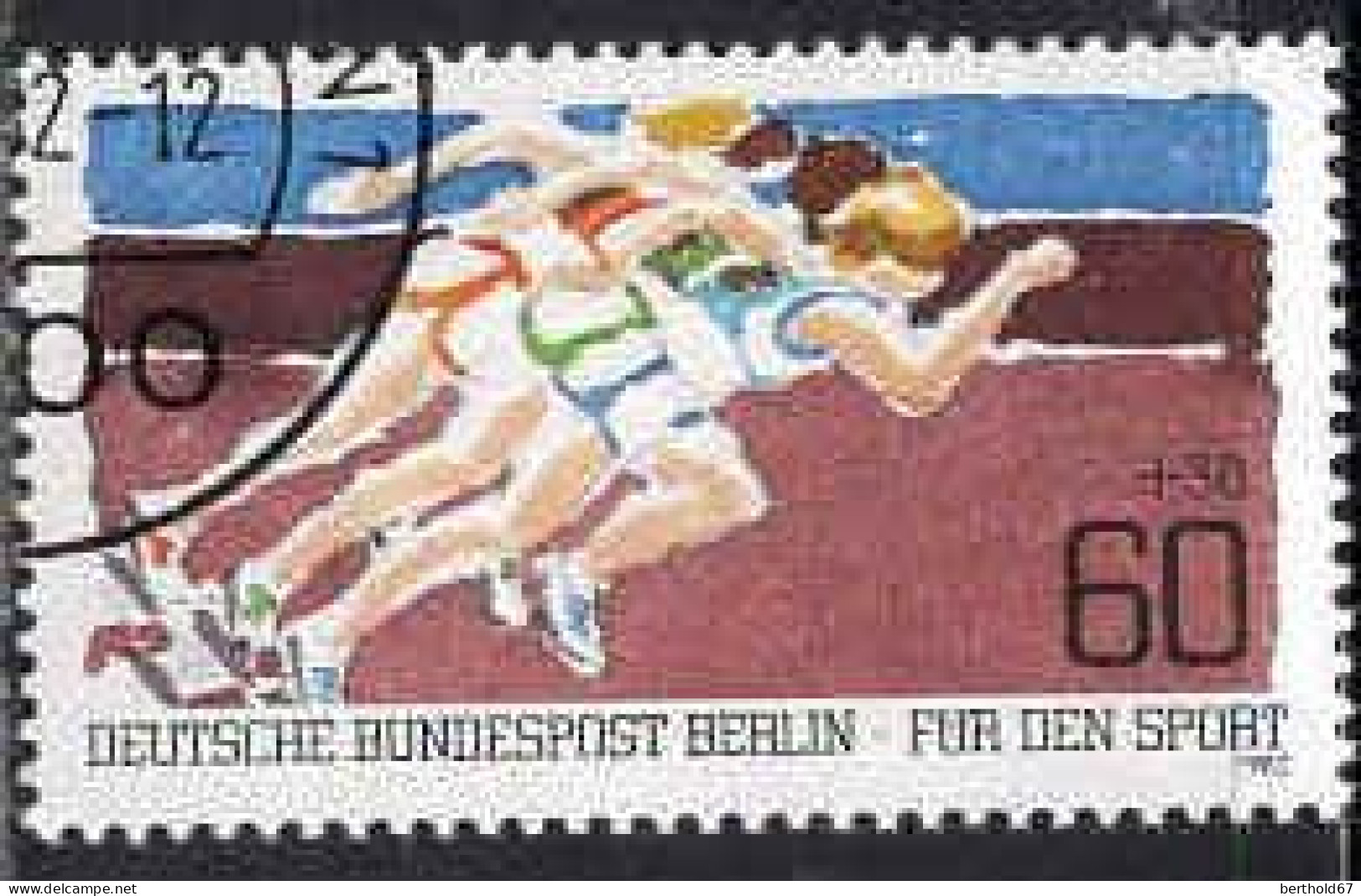 Berlin Poste Obl Yv:625/626 Pour Le Sport Sourse & Volley-ball (Beau Cachet Rond) - Gebraucht