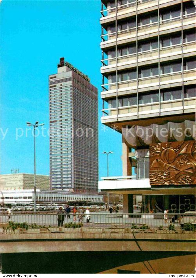 72848916 Berlin Interhotel Stadt Berlin Hauptstadt Der DDR Berlin - Altri & Non Classificati