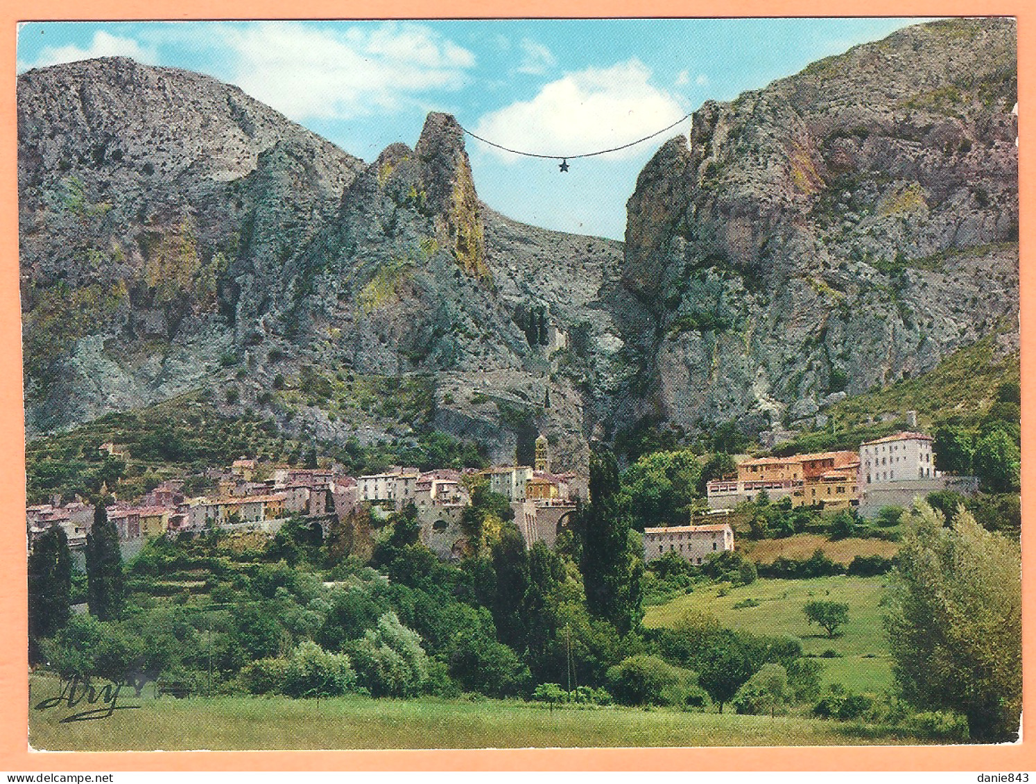 Ppgf/ CPSM Grand Format - ALPES DE HAUTE PROVENCE - MOUSTIERS SAINTE MARIE - Vue Générale - Autres & Non Classés