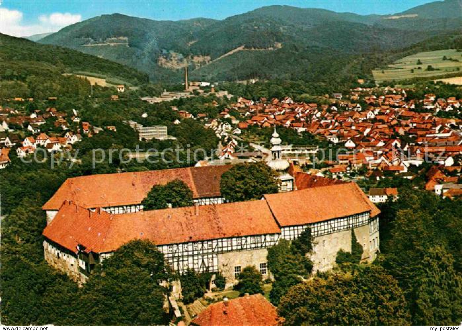 72846257 Herzberg Harz Schloss Fliegeraufnahme Herzberg - Herzberg