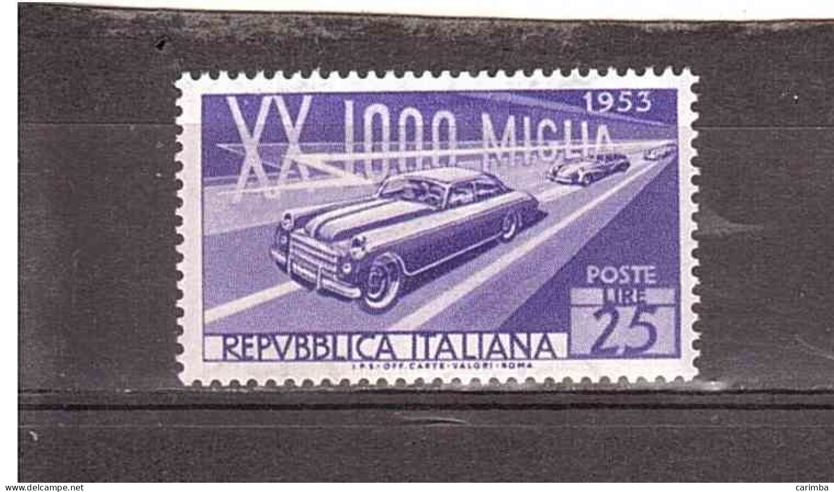 ITALIA 1953 MILLE MIGLIA - 1946-60: Mint/hinged