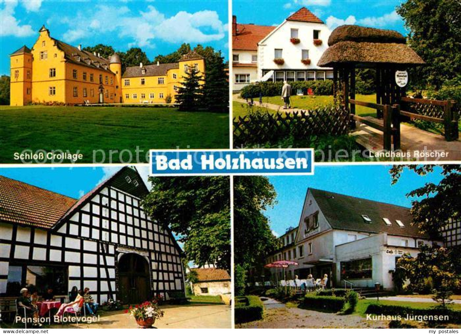 72845273 Bad Holzhausen Luebbecke Landhaus Roescher Schloss Crollage Pension Blo - Getmold