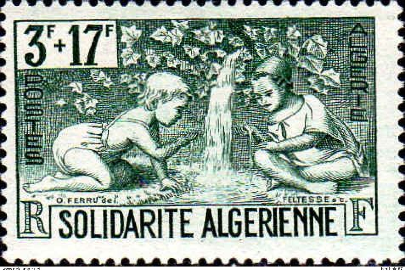 Algérie Poste N** Yv:249 Mi:247 Solidarité Algérienne - Unused Stamps