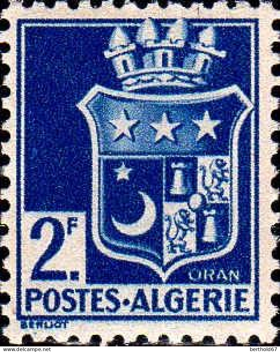 Algérie Poste N** Yv:175/183 Armoiries De Villes Dentelé 12 - Ungebraucht