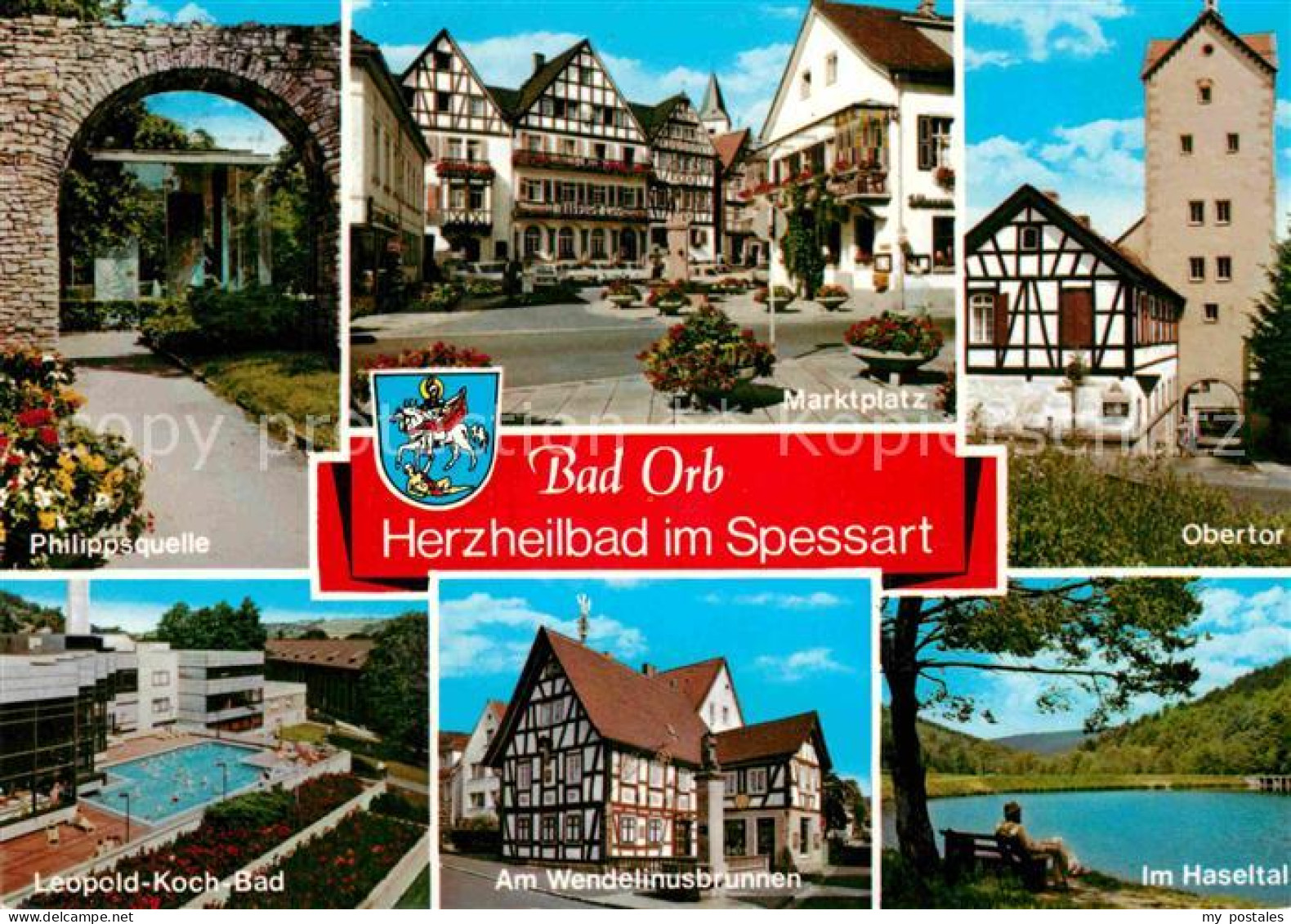 72845066 Bad Orb Philippsquelle Marktplatz Obertor Haseltal See Wendelinusbrunne - Bad Orb