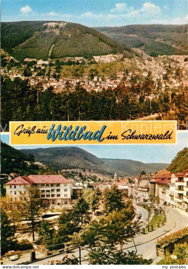 72844898 Wildbad Schwarzwald Fliegeraufnahme Bad Wildbad - Autres & Non Classés