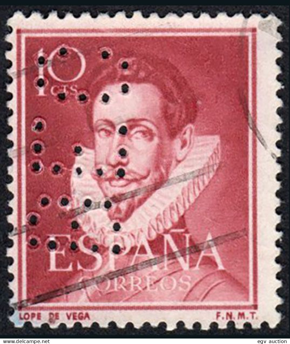 Madrid - Perforado - Edi O 1072 - "BEC" Grande (Banco) - Used Stamps