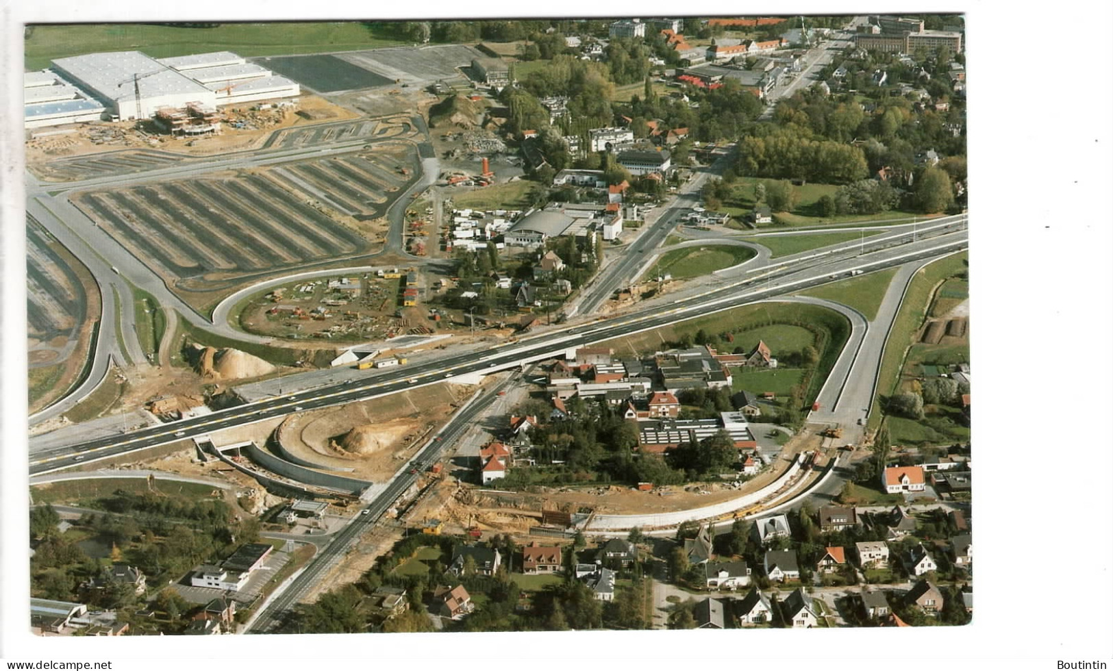 Gent  Sint Denijs Westrem Echangeur - Verkeerswisselaar A 10 Met De R.W. 14 ( Document En 4 Volets ) S.A. Franky Liège - Gent