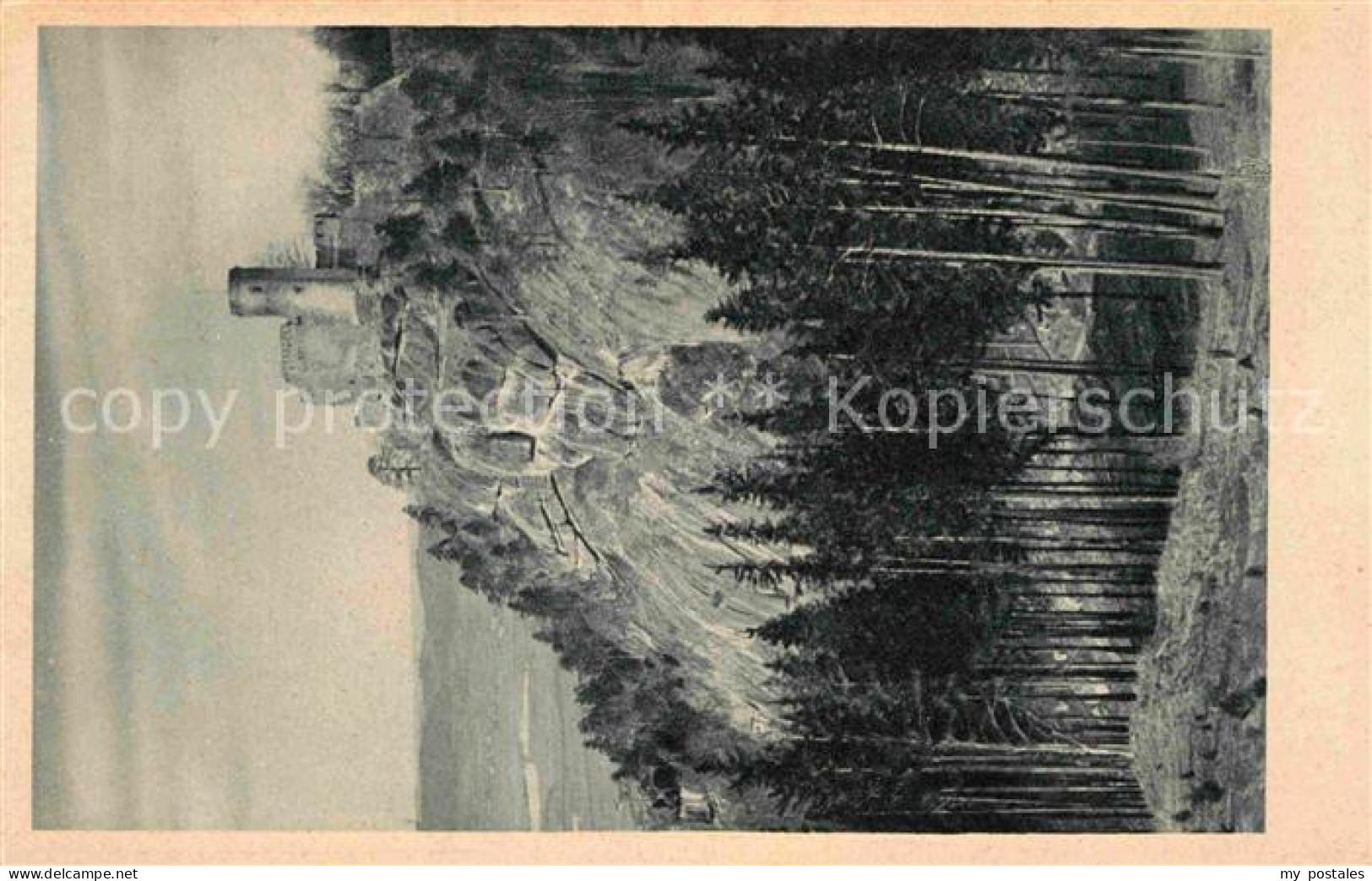 72843258 Riesengebirge_Krkonose_Karkonosze Burg Kynast Schlesische Gebirgsbilder - Tschechische Republik