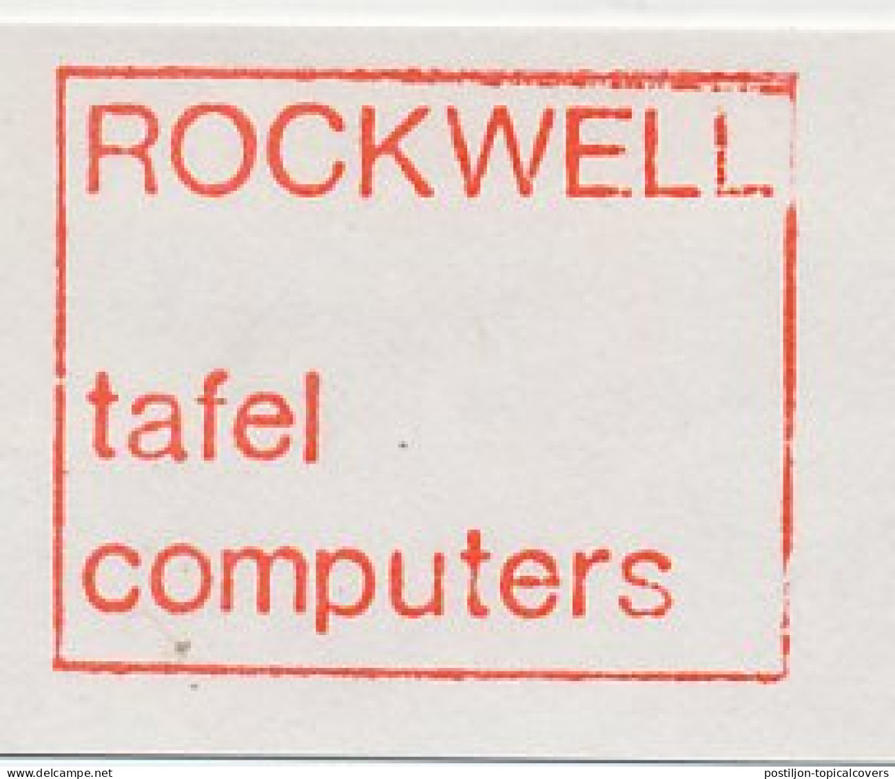 Meter Cut Netherlands 1978 Table Computer - Rockwell - Informatique