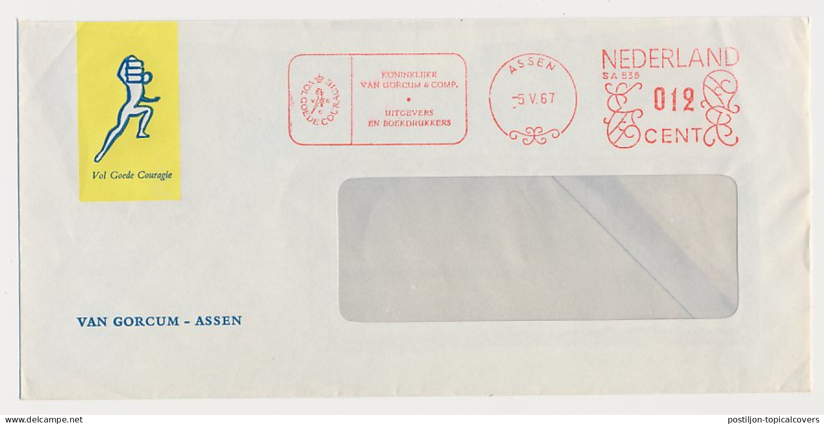 Meter Cover Netherlands 1967 Books - Publisher - Printing House - Unclassified