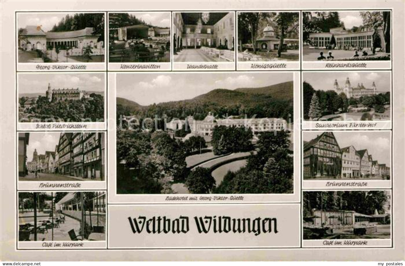 72842223 Wildungen Bad Brunnenstrasse Schloss Friedrichstein Kurpark Wildungen B - Bad Wildungen