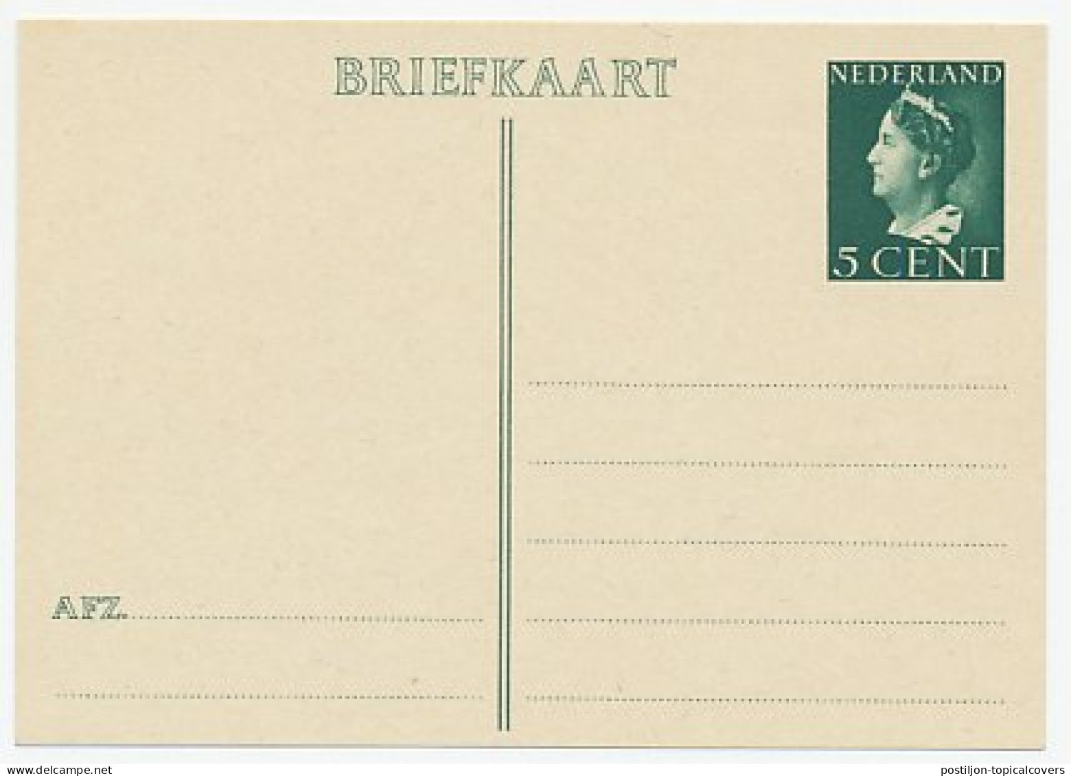 Briefkaart G. 281 - Ganzsachen