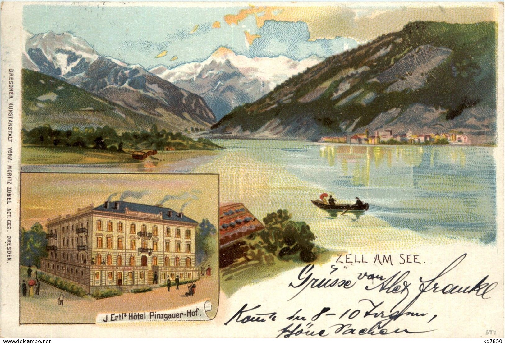 Gruss Aus Zell Am See - Litho - Zell Am See