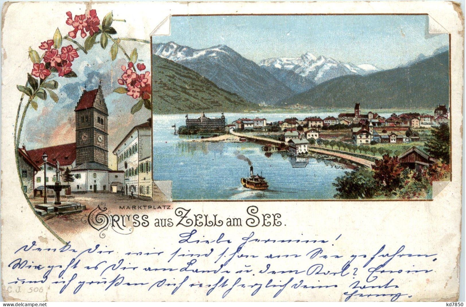 Gruss Aus Zell Am See - Litho - Zell Am See