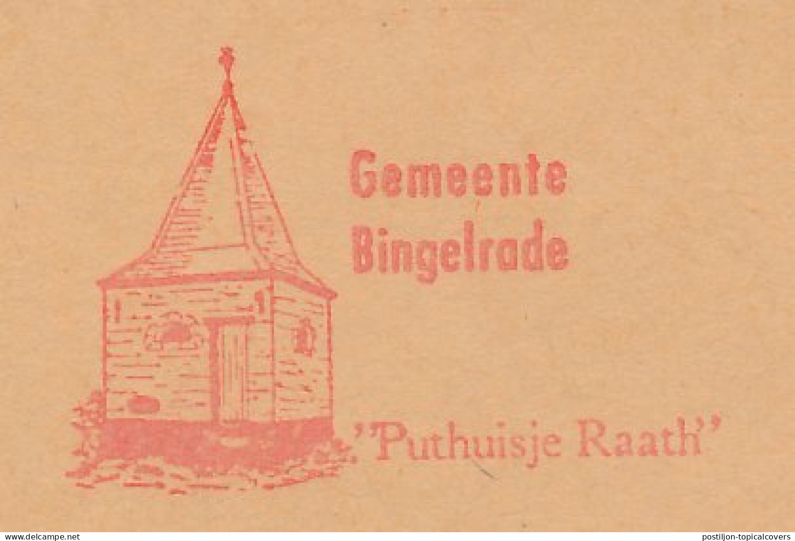 Meter Cover Netherlands 1973 Water Well House - Bingelrade - Unclassified