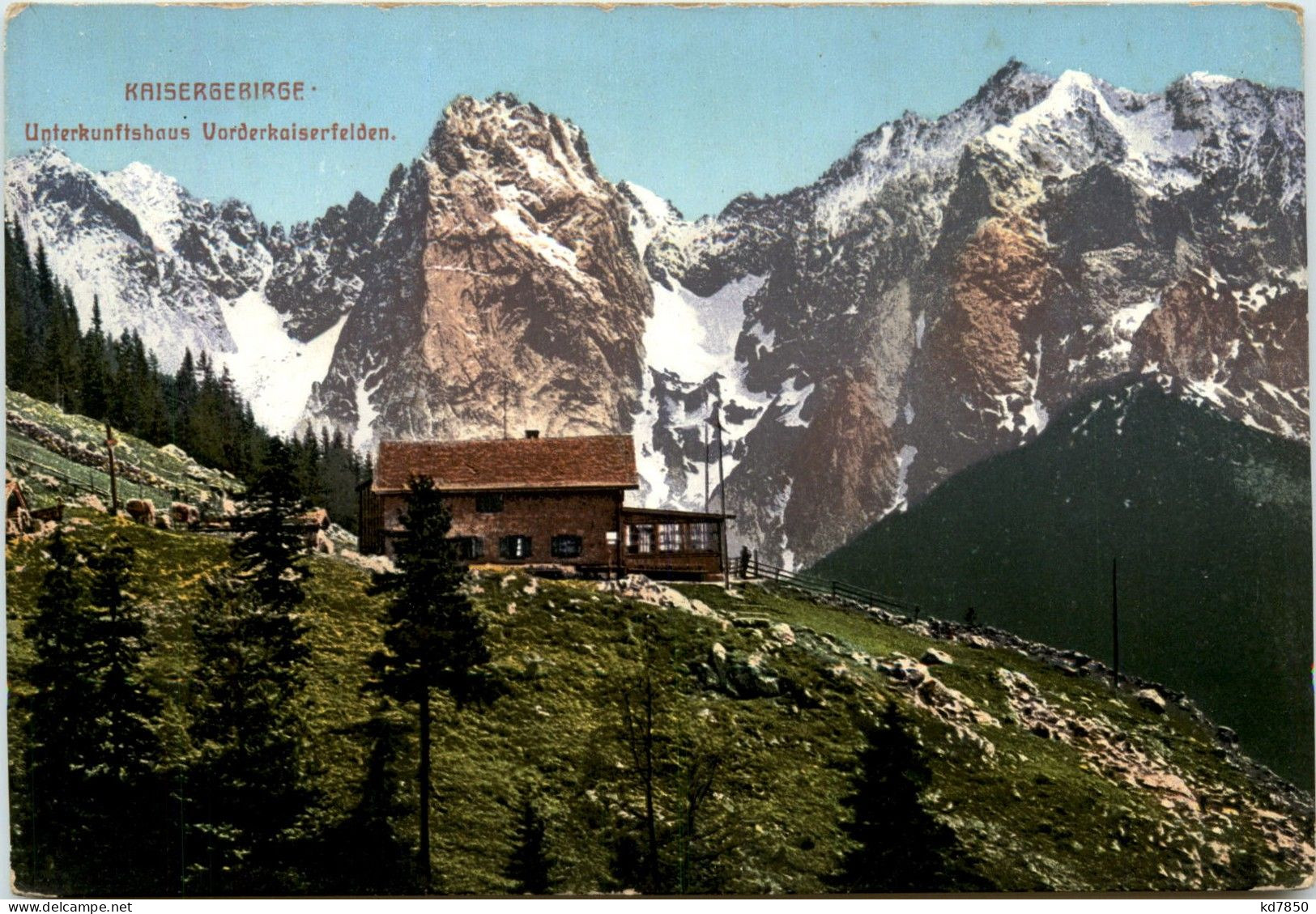 Kufstein, Kaisergebirge Und Umgebung/Tirol - Vorderkaiserfelden-Hütte - Kufstein