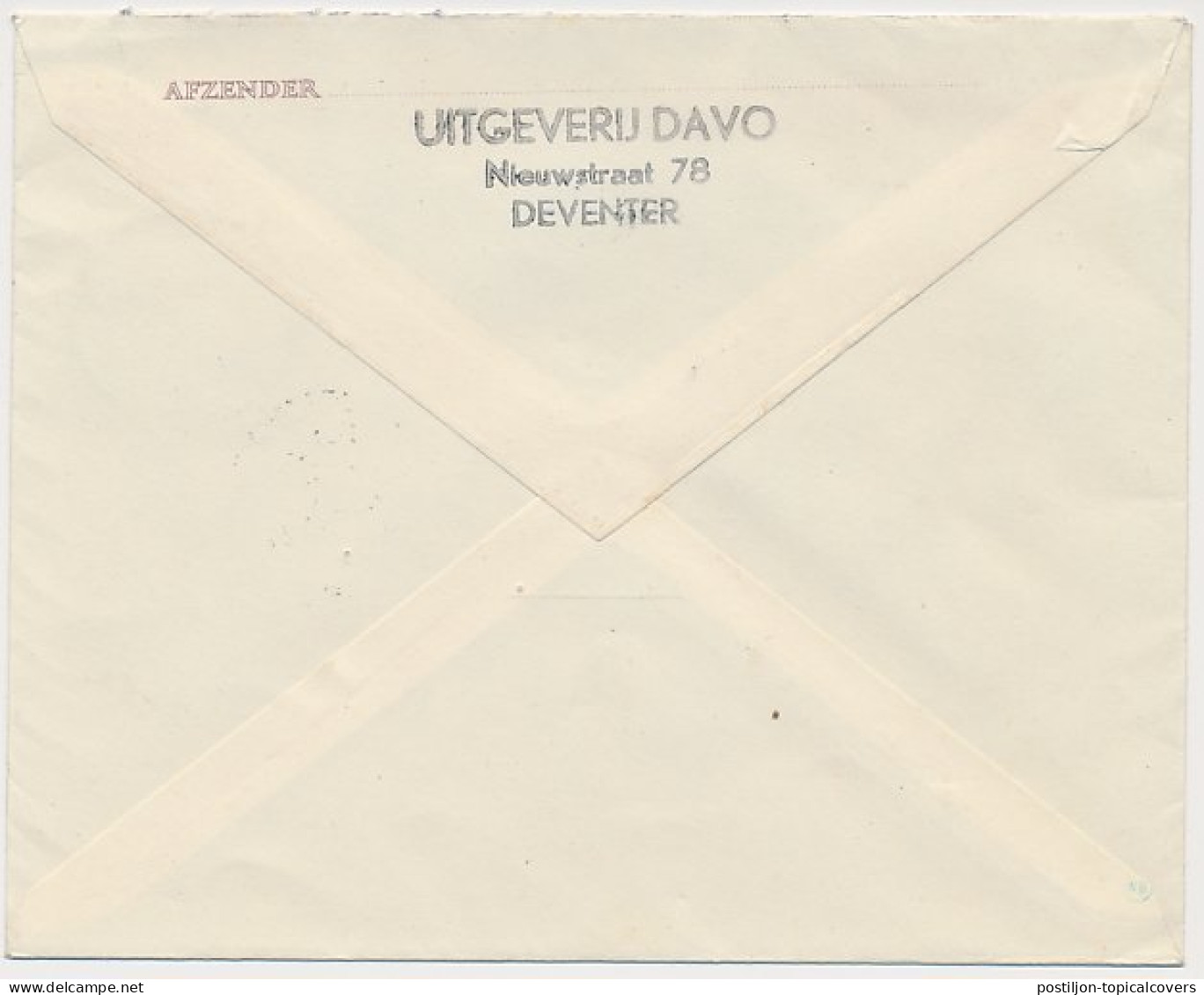 Envelop G. 31 Deventer - Den Haag 1950 - Postwaardestukken