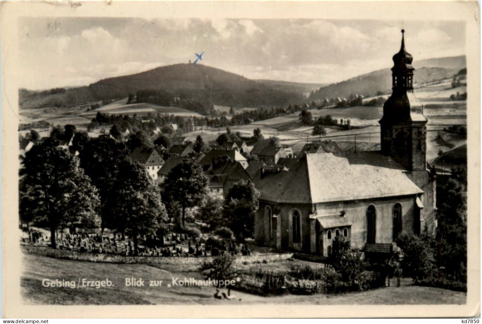 Geising I. Erzgeb., Blick Zur Kohlhaukuppe - Altenberg