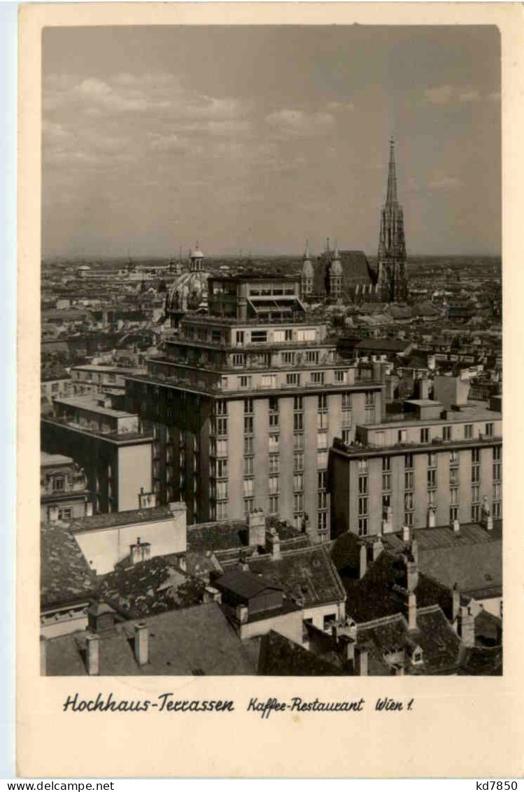 Wien, Hochhaus-Terrassen Kaffe-Restaurant Wien - Autres & Non Classés