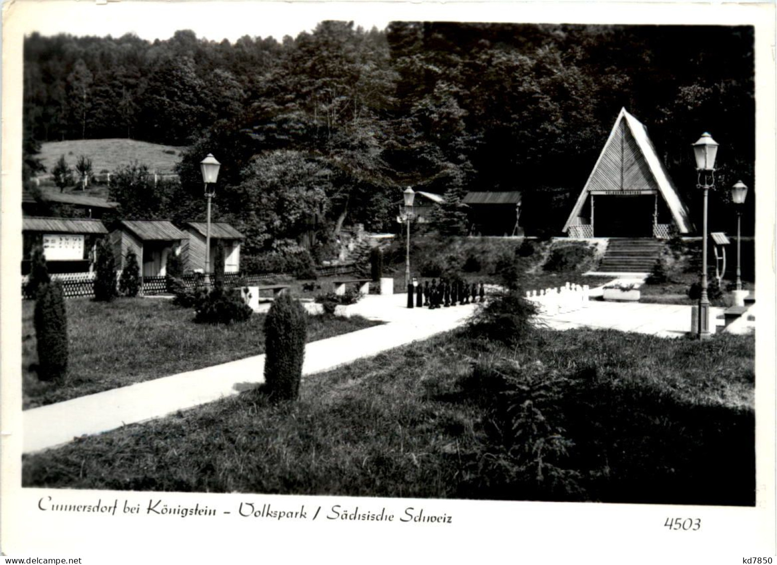 Cunnersdorf B. Königstein, Volkspark - Koenigstein (Saechs. Schw.)