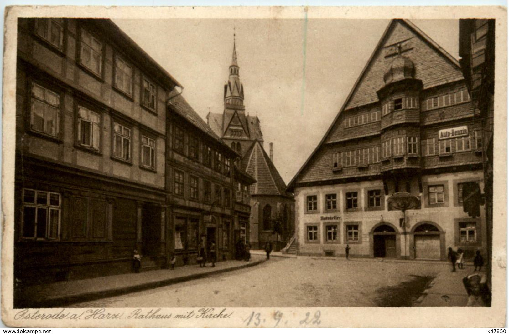 Osterode Im Harz, Rathaus Und Marktkirche - Osterode