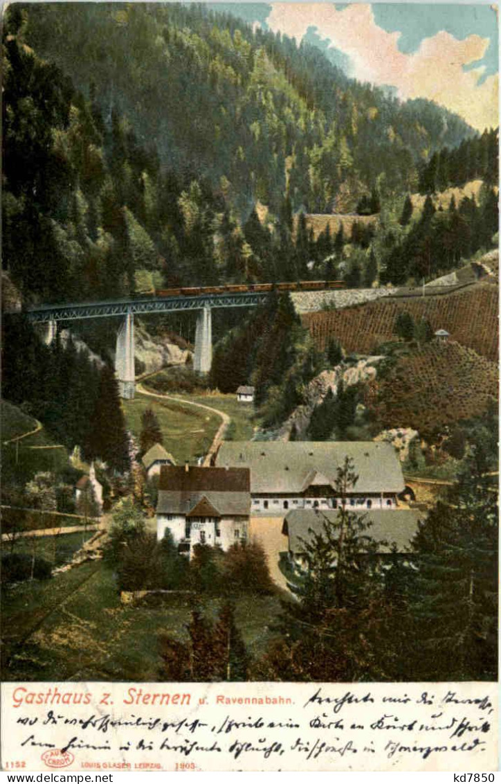 Gasthaus Zum Sternen Und Ravennabahn - Höllental