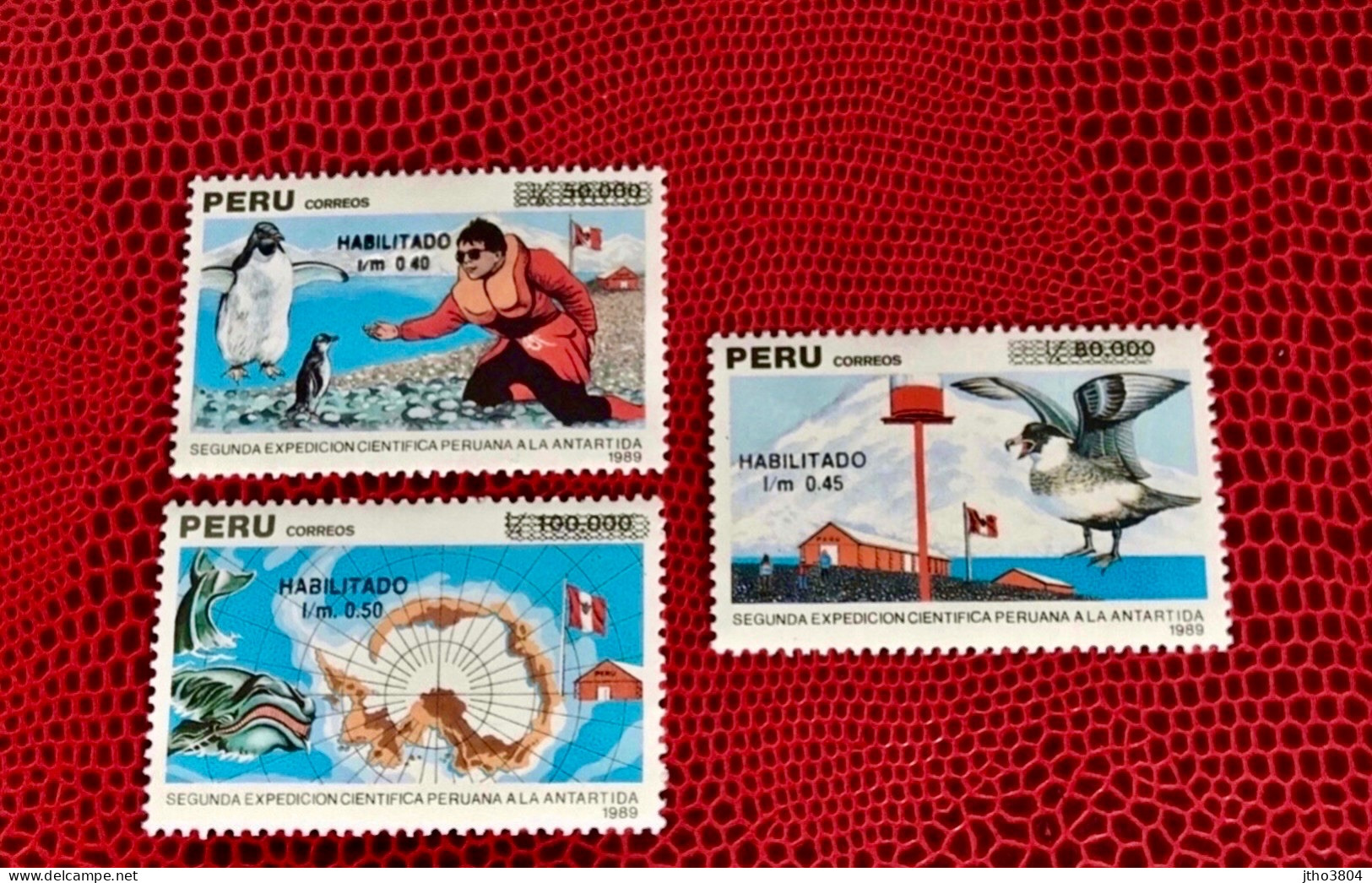 PÉROU PERU 1991 3v Neuf MNH ** Mi 1446 1448 - Altri & Non Classificati