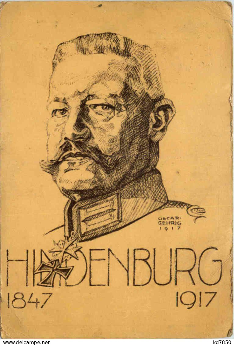 Hindenburg - Hommes Politiques & Militaires