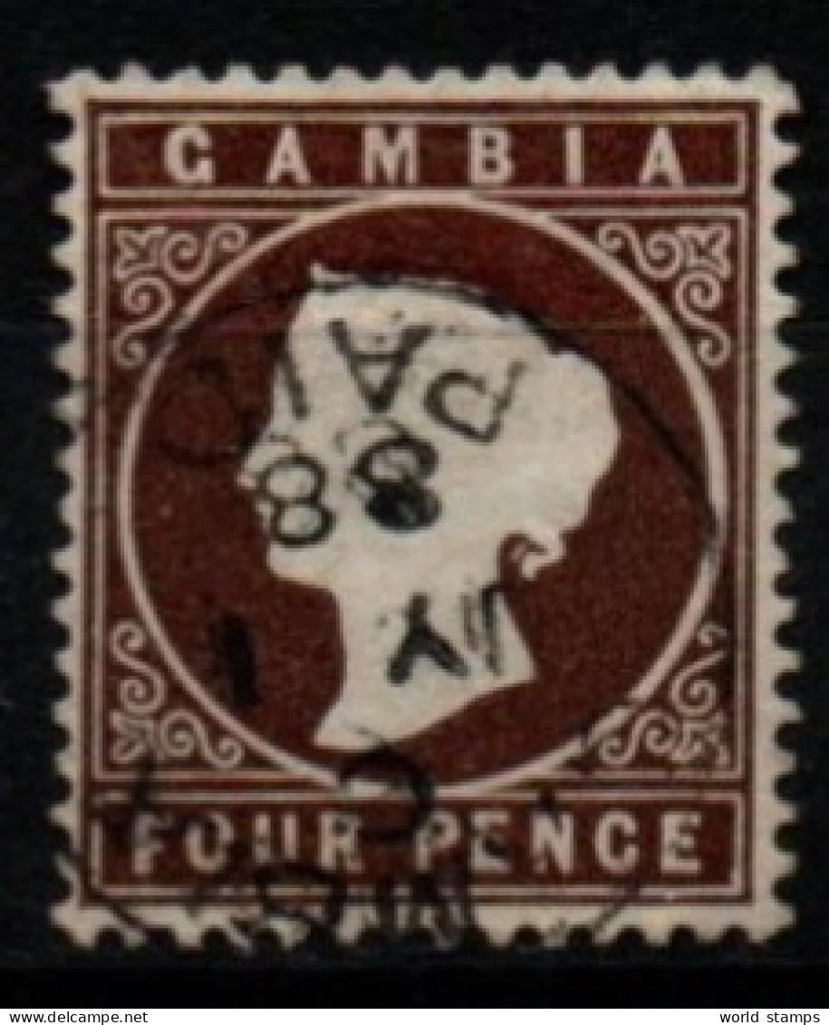 GAMBIE 1886-7 O - Gambia (...-1964)