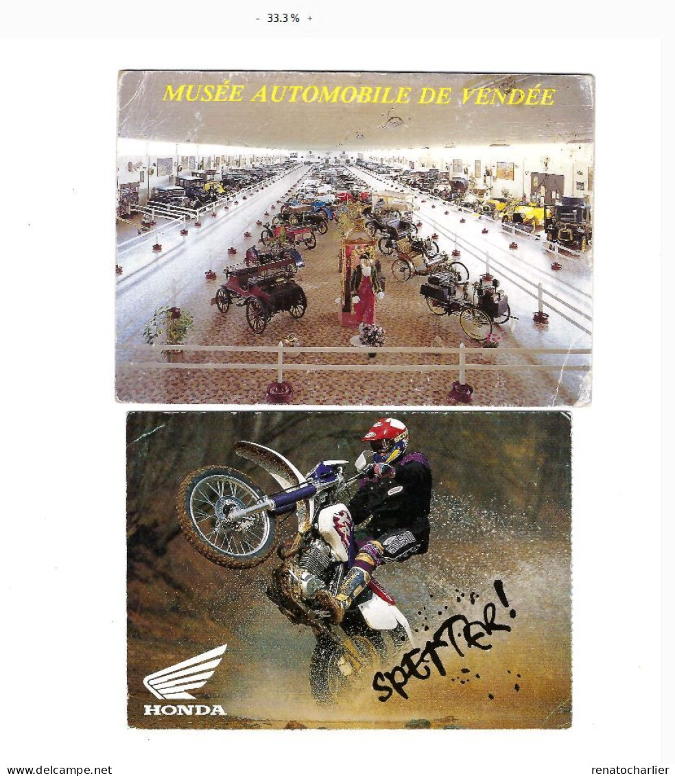 Lot De 8 Cartes Postales"Motos". (Quelques "Autos) - Motos