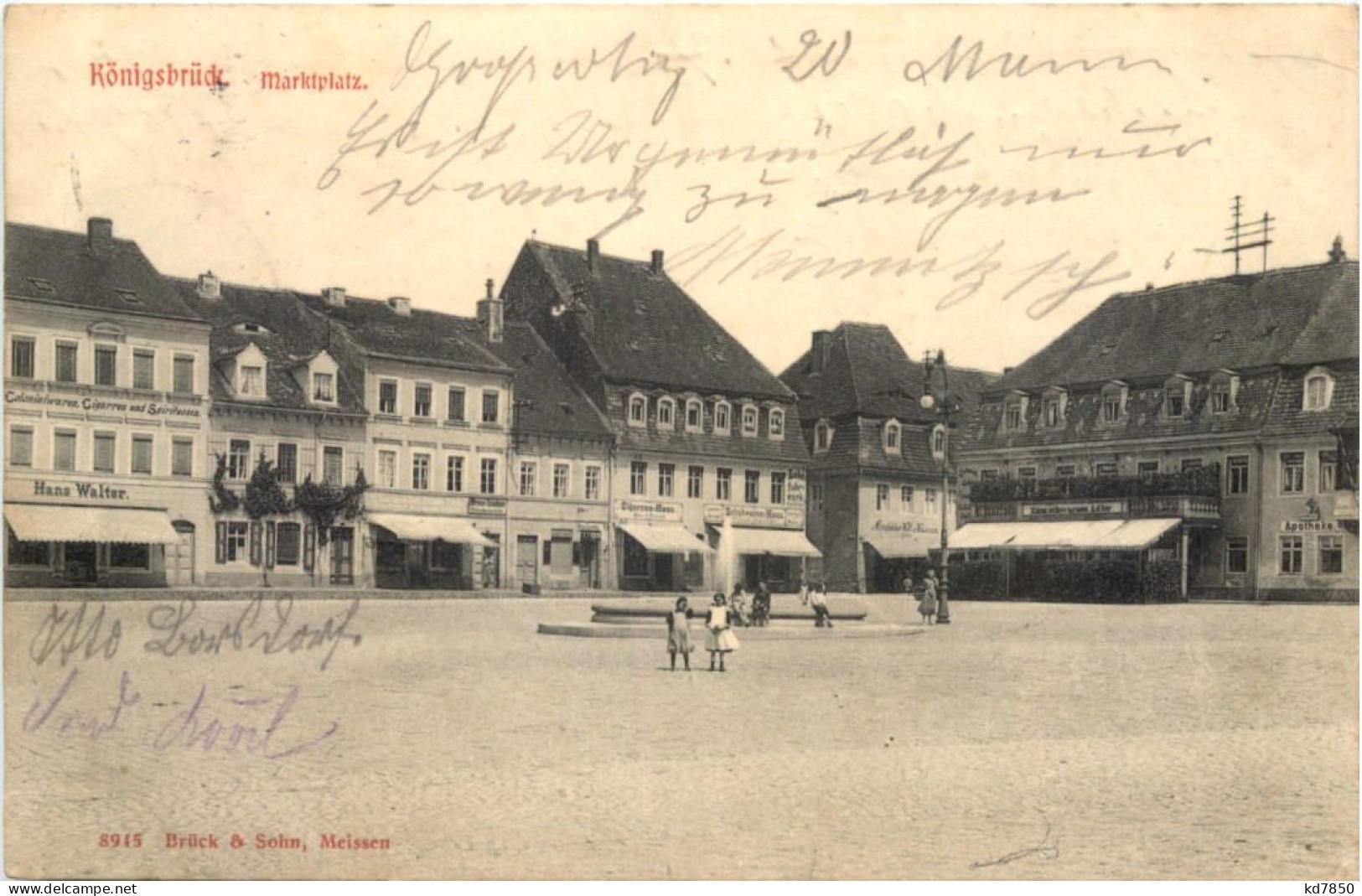 Königsbrück - Marktplatz - Koenigsbrueck