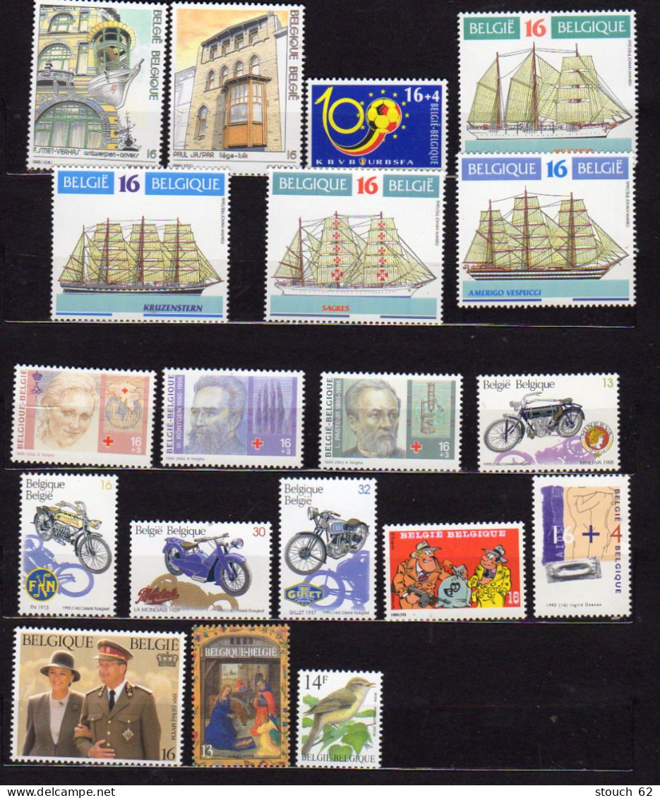 Belgique 1995, Année Complète Neuve, 2582 / 2631 ** - Full Years