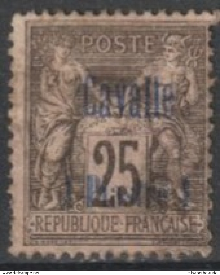 CAVALLE - 1893 - YVERT N°6 OBLITERE - COTE = 25 EUR - Oblitérés