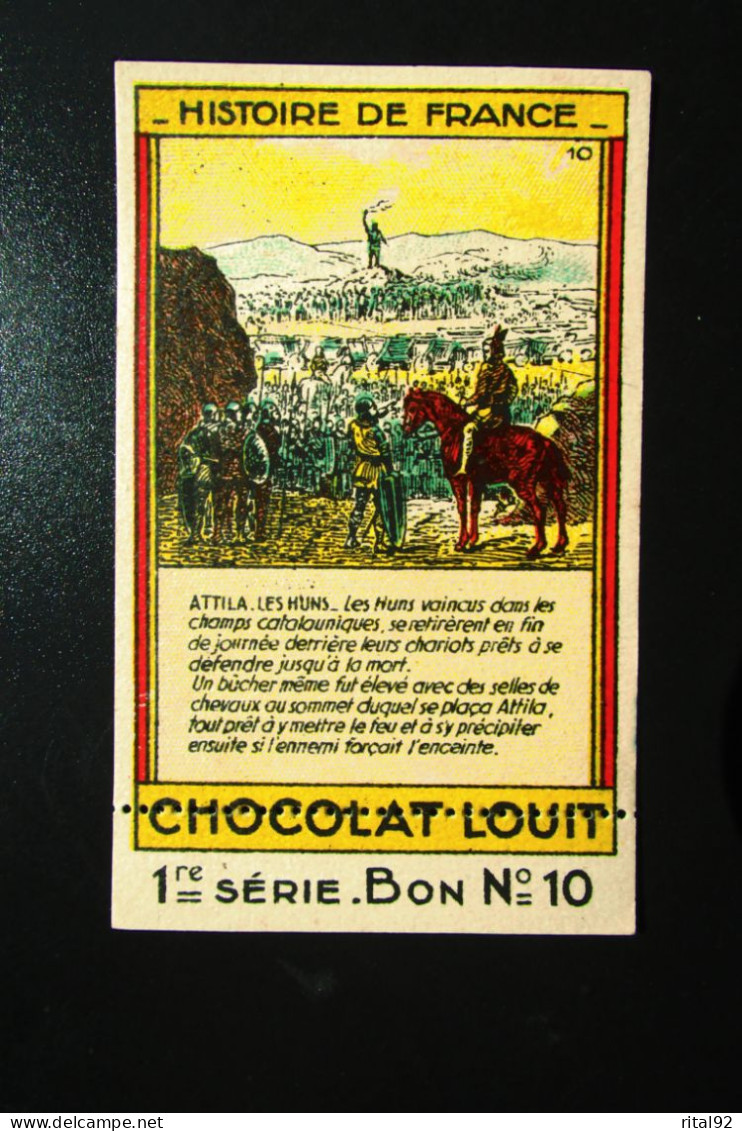 Chromo "Chocolat LOUIT" - Série "Histoire De FRANCE" - Louit