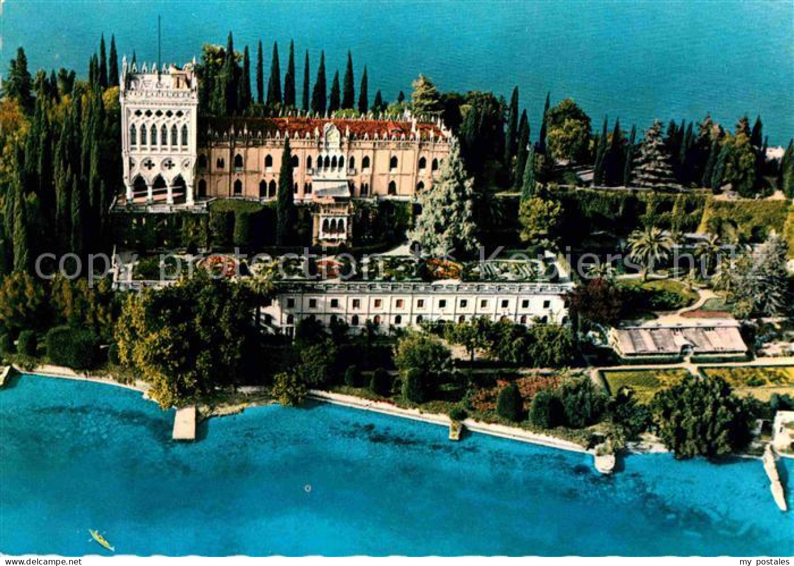 72840022 Lago Di Garda Fliegeraufnahme Villa Borghese Firenze - Sonstige & Ohne Zuordnung