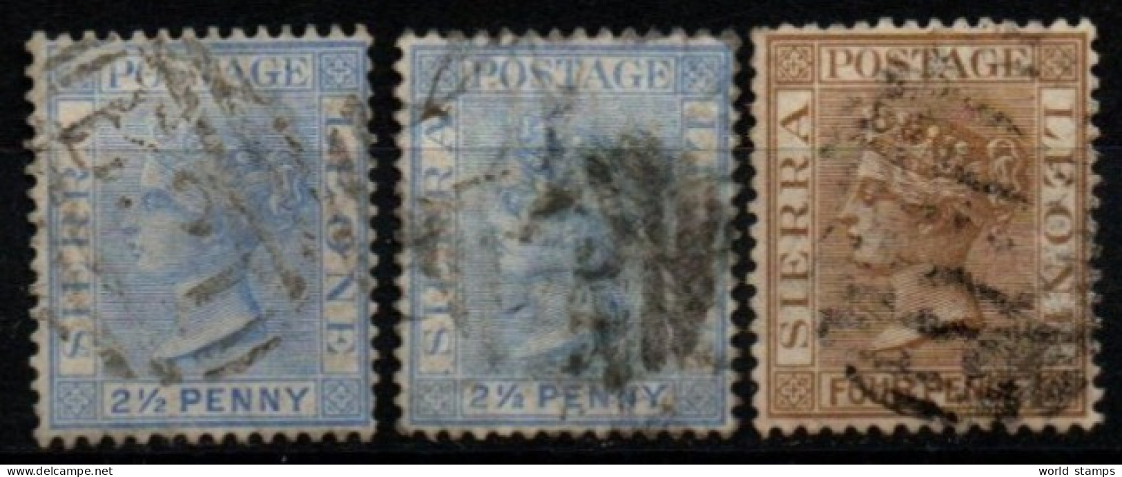 SIERRA LEONE 1883-95 O - Sierra Leone (...-1960)