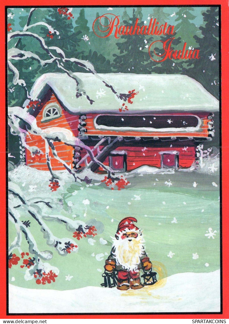 WEIHNACHTSMANN SANTA CLAUS Neujahr Weihnachten Vintage Ansichtskarte Postkarte CPSM #PBL430.DE - Kerstman