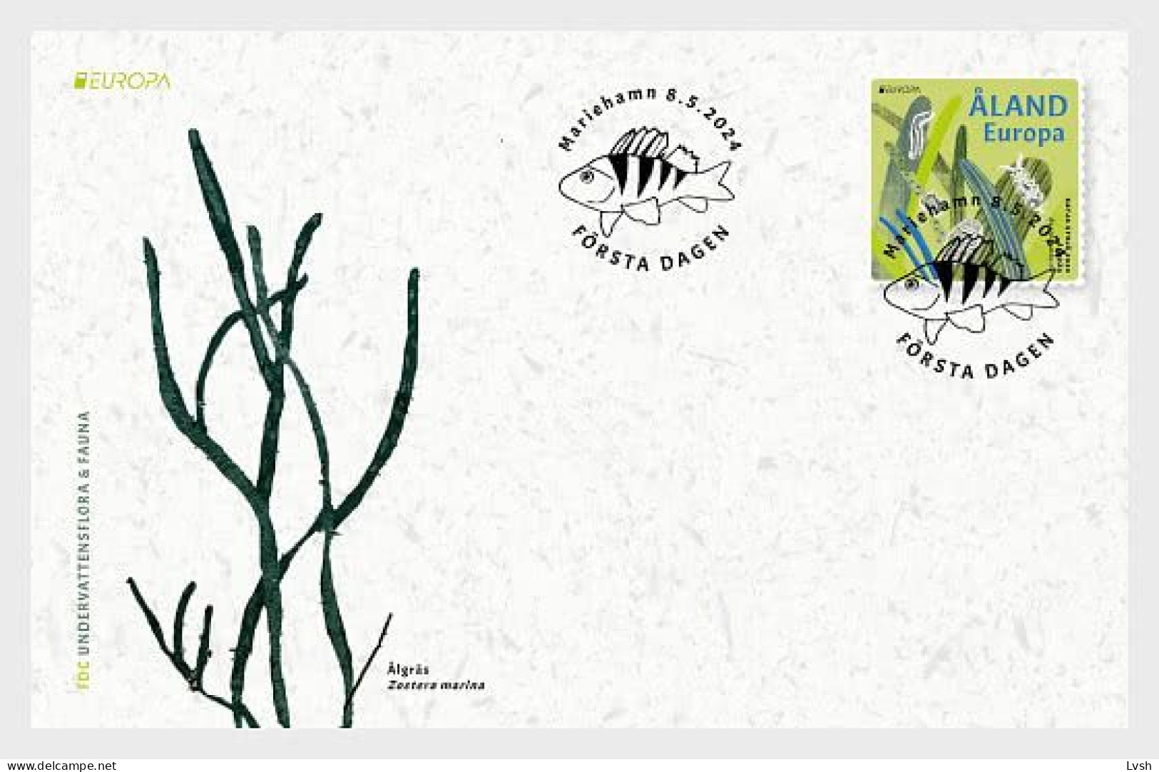 Aland.2024.Europa CEPT.Underwater Fauna And Flora.FDC. - 2024